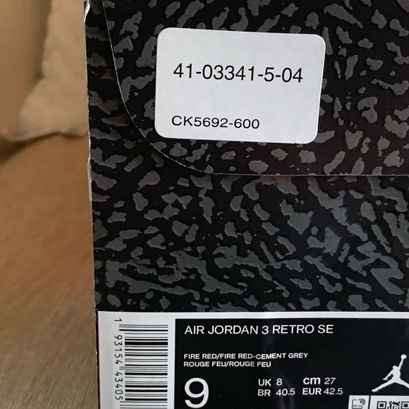 AIR JORDAN 3 RETRO - Picture 6 of 6